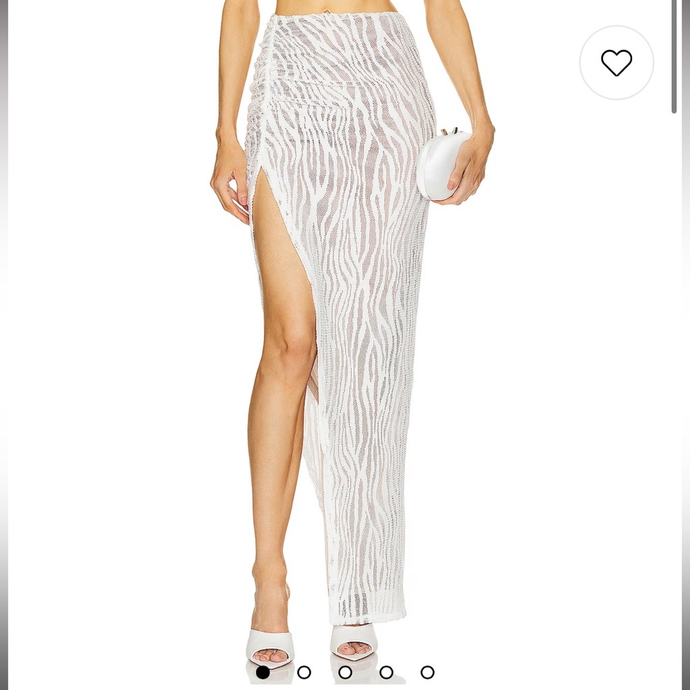REVOLVE Caroline Skirt in Ivory